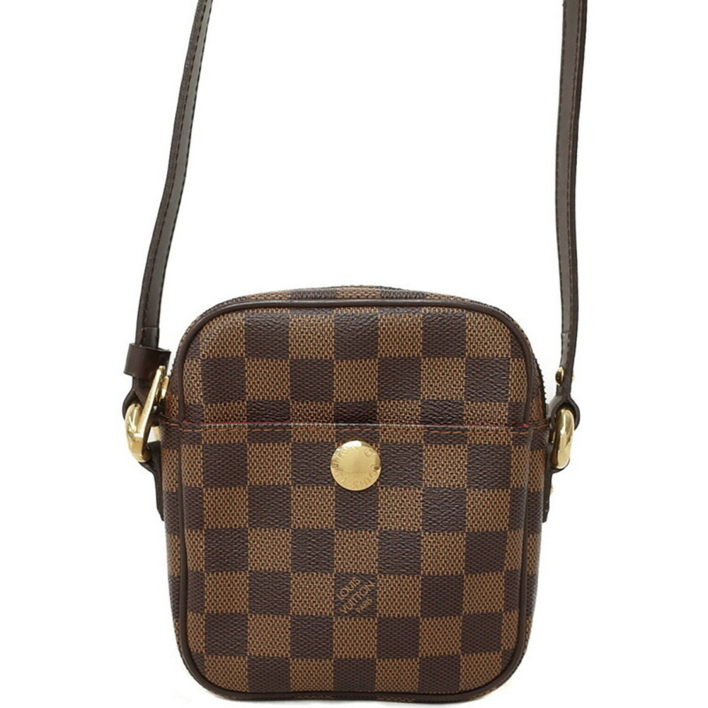 Louis Vuitton Damier Ebene Brown Rift Shoulder Bag